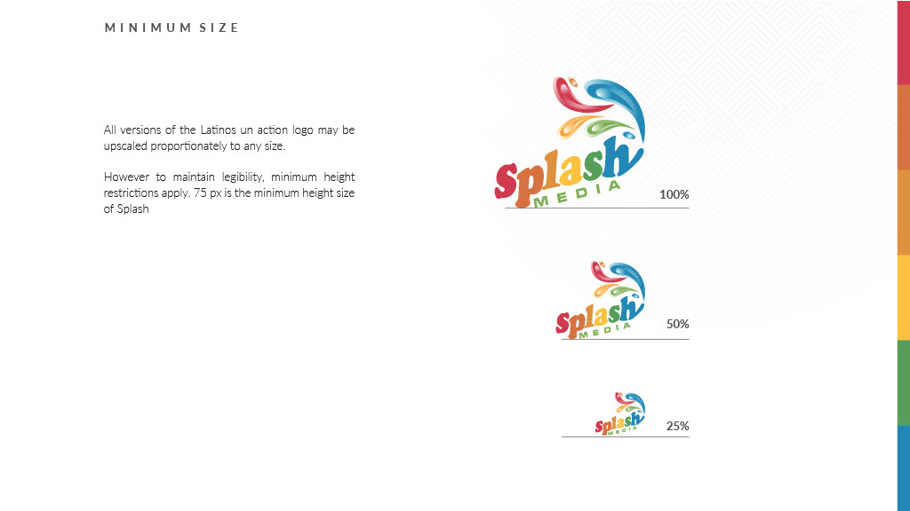 Splash Media — brand book page 10